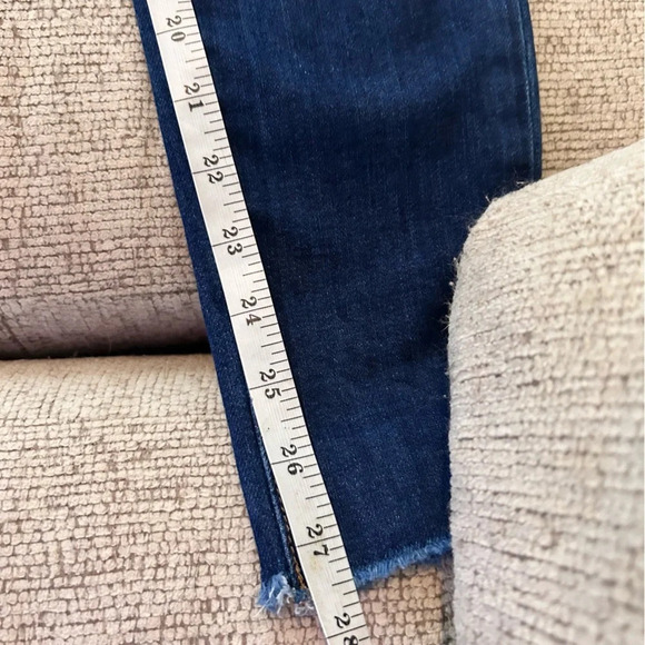 Joes Jeans The Icon Mid Rise Skinny Frayed Hem Indigo Womens 27 - Picture 12 of 12